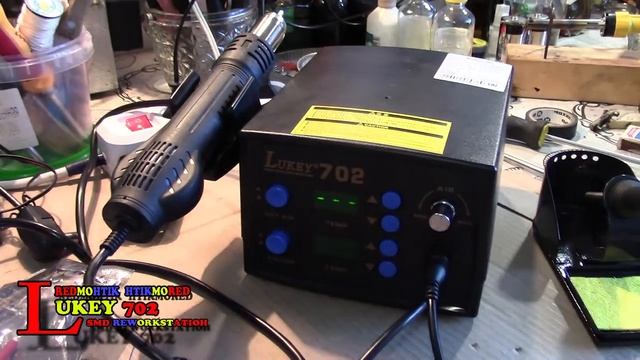 LUKEY 702, Станция паяльная термовоздушная плюс паяльник Александр Токарев смотреть онлайн