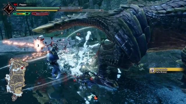 Magnamalo hunt w/ Longsword | MHRise demo PC【4K 60fps】 смотреть онлайн