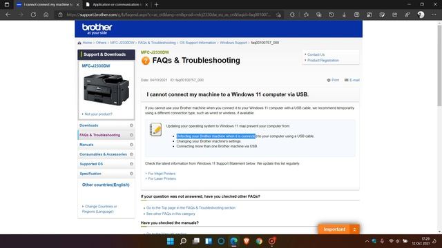 Brother printers are having connection issues on Windows 11 devices смотреть онлайн