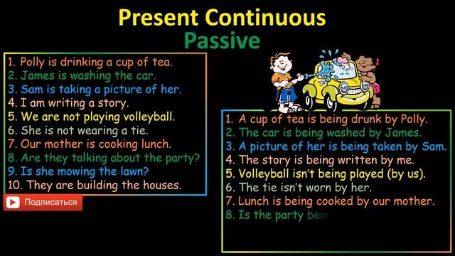 14. Английский (Тренировочные упражнения): PRESENT CONTINUOUS PASSIVE (Max Heart) смотреть онлайн
