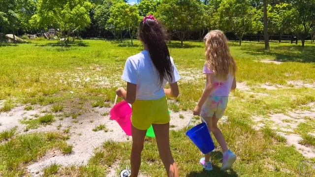 Nastya and Evelyn show how to save Natural Resources - Clean the Environment смотреть онлайн