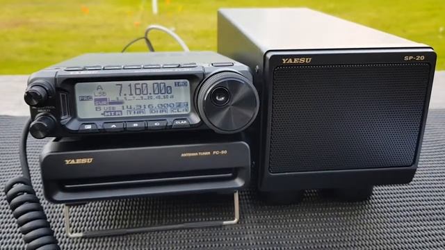 Working Spain From Sydney 100 Watts Field Portable Portable   Inverted L End Fed Antenna Setup