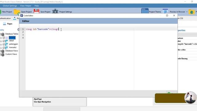 TUTORIAL PHPRAD - MEMBUAT APLIKASI TANPA CODING BARCODE PHPRAD