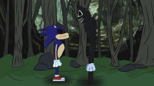 Соник EXE напал на мультяшного кота. sonic exe VS cartoon cat