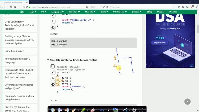 fork() in linux смотреть онлайн