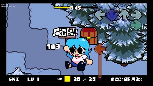 Fnf Ski sings undertale music week 2 completed смотреть онлайн