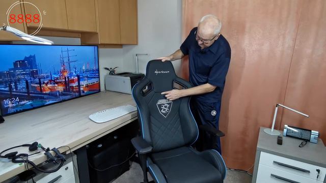 ВЛОГ Как меня скинули с трона в Германии. Sharkoon Skiller SGS4 компьютерное кресло не устояло