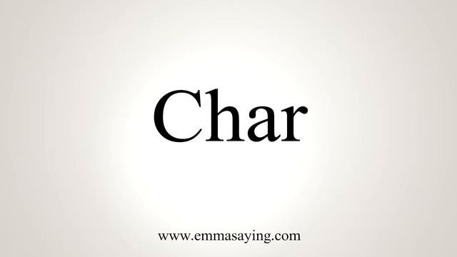 How To Say Char смотреть онлайн