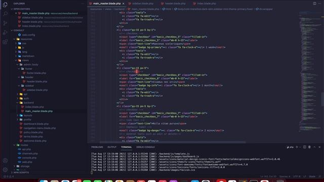 how to separate header footer & sidebar from Admin Panel EP.5 woocommerce смотреть онлайн