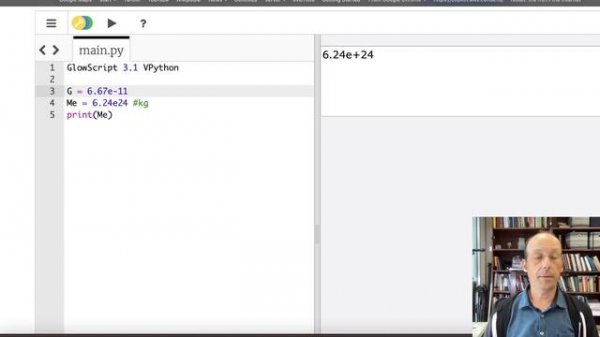 Python Physics Lesson 1: Hello World and Variables