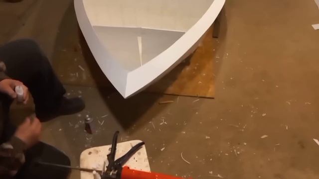 Лодка из ПВХ пластика своими руками. Часть 1. смотреть онлайн