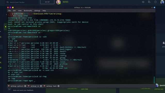 Time - HackTheBox смотреть онлайн
