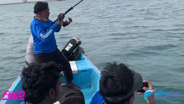 Fun trip with FEED poppers by Anglers fishing tackles.Chennai Fishing trip смотреть онлайн