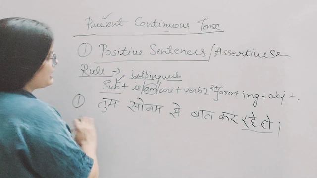 PART 3 - English Grammar - Tenses - Present Continuous Tense "Positive Sentences" смотреть онлайн