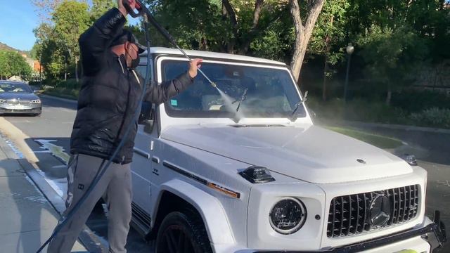 ✅MOBILE CARWASH ,FOAM WASH (MERCEDES AMG V8 WAGON) carwash lavado a presión смотреть онлайн