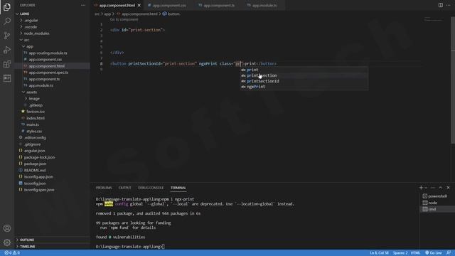 How to print in Angular 13 | print in angular 13 | Print Invoice смотреть онлайн