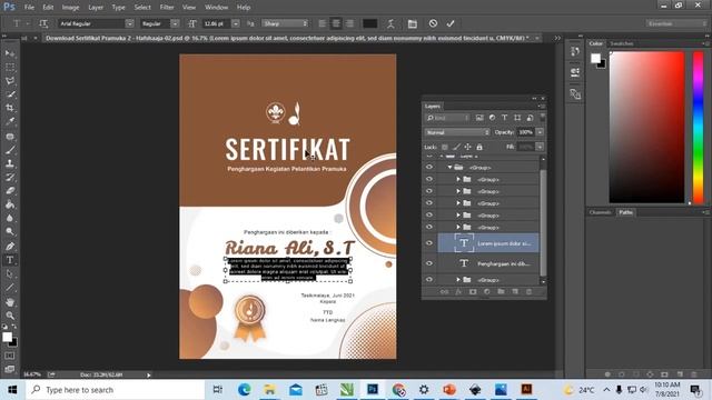 Download Sertifikat Pramuka Word Coreldraw Dan Photoshop смотреть онлайн