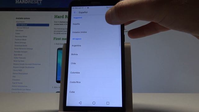 How to Change Language in HUAWEI Y5 (2018) - Languages List смотреть онлайн