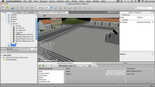 jMonkeyEngine SDK Alpha-2 (Scene Composing) смотреть онлайн