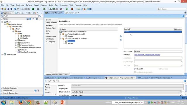آموزش Oracle ADF 11G R2 - 14 Inheritance in View Objects смотреть онлайн