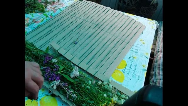 ПАННО из трав ароматных и полезных для бани