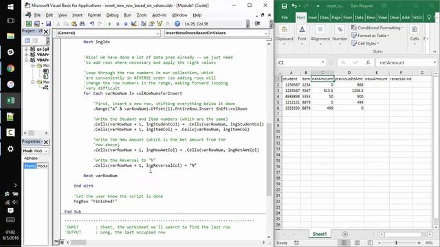 How to Insert Rows Based on Values смотреть онлайн