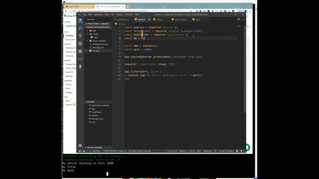 NodeJS + MongoDB on Cloud CRUD Workshop from Basic to Professional смотреть онлайн