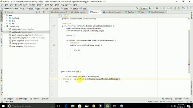 Firebase Tutorial : Registration coding firebase Example intelugu смотреть онлайн