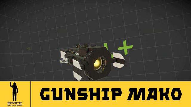 Space Engineers Ship Showcase: Gunship Mako смотреть онлайн