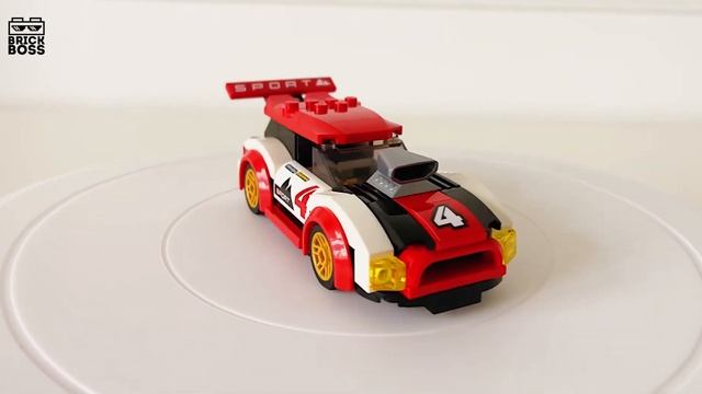 LEGO City RACING CARS 60256 REVIEW / Lego Bricks Sports Car Speed Build Instructions смотреть онлайн