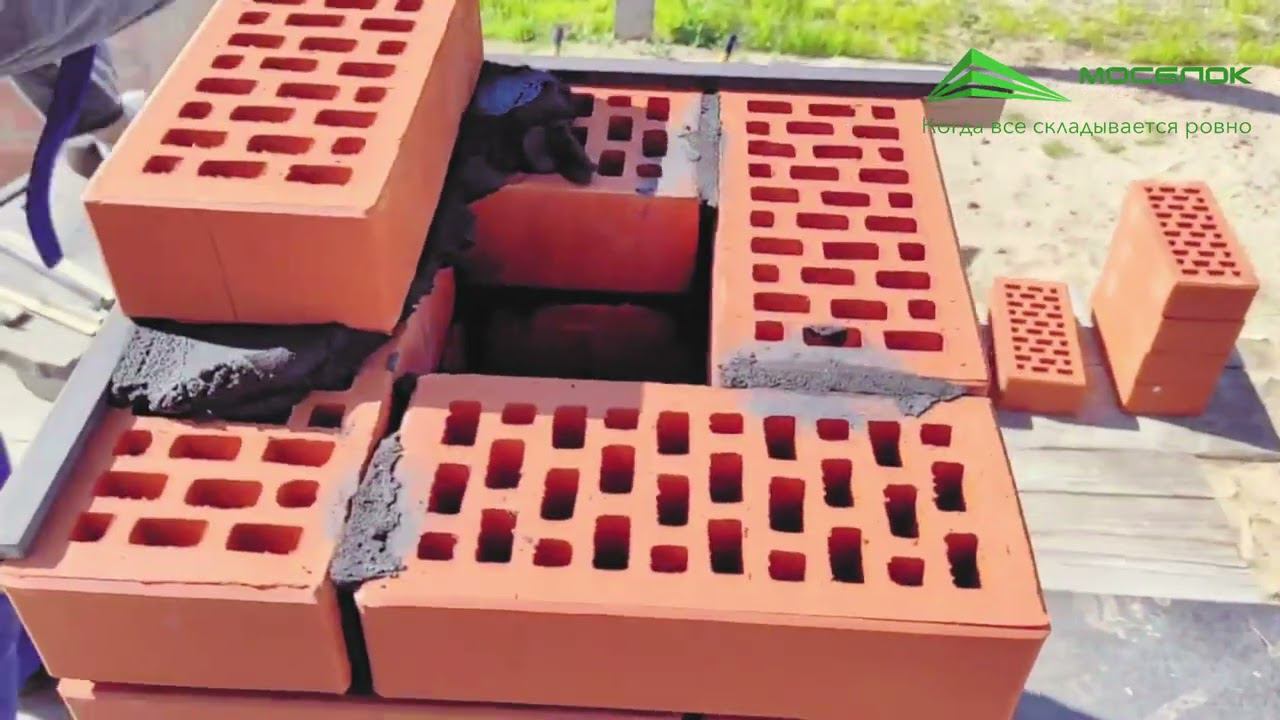 Ювелирная кладка кирпичного столба для забора смотреть онлайн