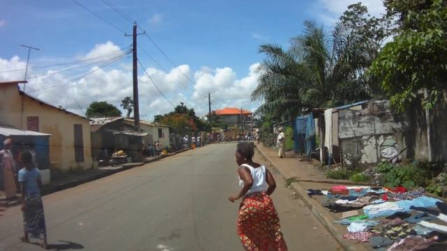 Гвинея. Конакри. Поездка по городу (Часть 18) смотреть онлайн