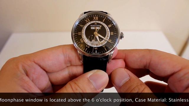 Maurice Lacroix Masterpiece Phase de Lune MP6428-SS001-31E Unboxing and Hands-on Video смотреть онлайн