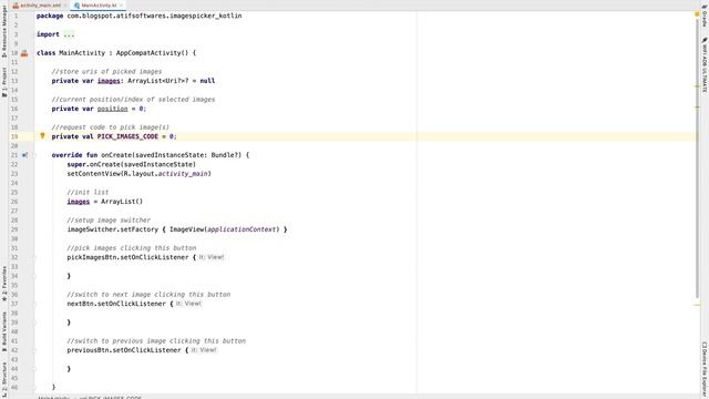Pick One/Multiple Images From Gallery | Android Studio | Kotlin смотреть онлайн