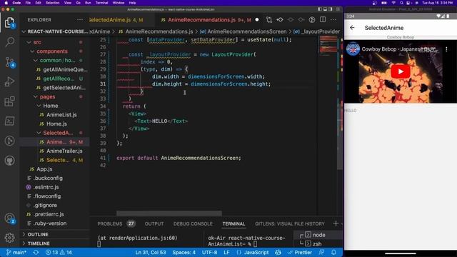 Full React Native Course | Build An Anime App смотреть онлайн