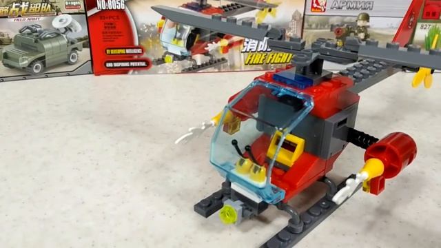 Пожарный вертолет игрушка. Лего техник. Обзор игрушек смотреть онлайн
