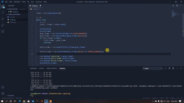 motion capturing using python смотреть онлайн