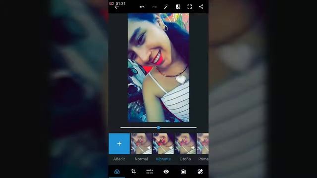 Adobe Photoshop Express Android / edición de fotografías / borrar barritos смотреть онлайн