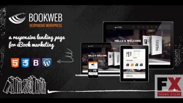 Preview Bookish - WP Theme for Book Authors and Marketers смотреть онлайн