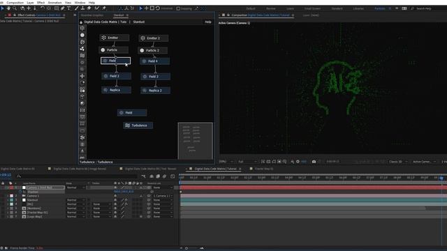 Digital Data Code Matrix Animation in AE | After Effects Tutorial смотреть онлайн