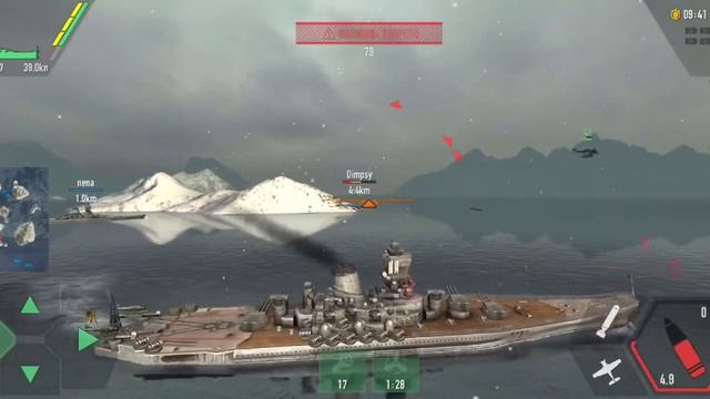 [Battle of warships] Yamato ( vresion 1.62.2) game play смотреть онлайн