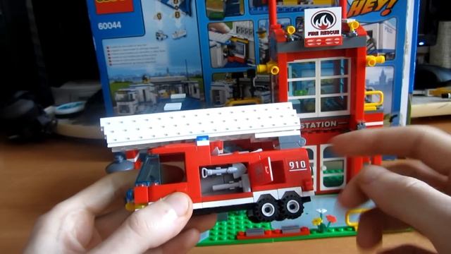 Обзор на конструктор Enlighten Brick Пожарные 910 Пожарная часть