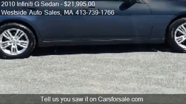 2010 Infiniti G Sedan G37x AWD for sale in West Springfield, смотреть онлайн