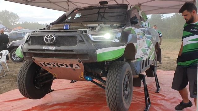 Toyota Hilux Overdrive service - gearbox test, Włodzimierz Grajek Lukasz Łaskawiec Baja Poland 2022 смотреть онлайн