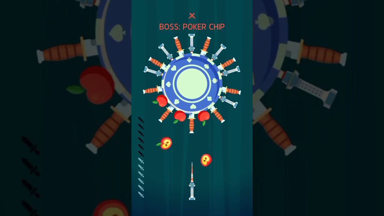 Knife Hit: BOSS POKER CHIP смотреть онлайн