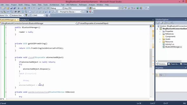 Xamarin Android Connecting with classic bluetooth device (v2.0) смотреть онлайн