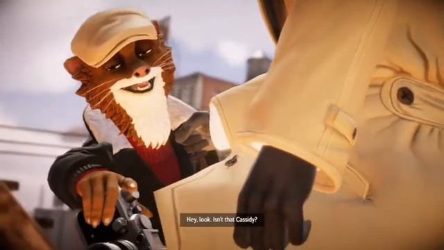 Blacksad: Under The Skin - John Blacksad catches Weekly on the rooftop смотреть онлайн
