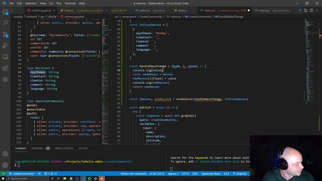 React, Amplify, and GraphQL (Part 10) - Live Coding смотреть онлайн