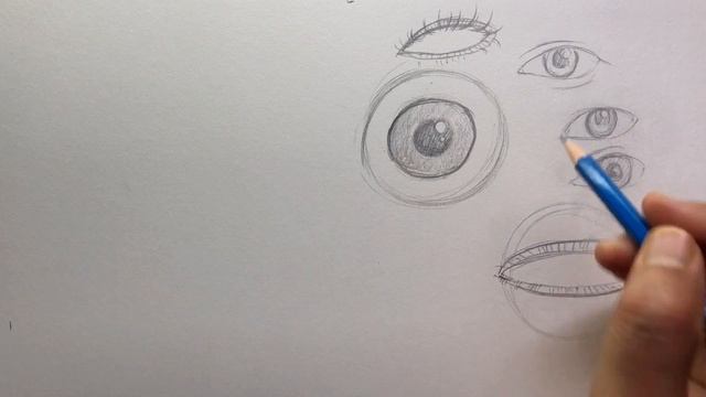 Secrets and Techniques of Eye Drawing for Beginners - Step by Step | Day - 61 | Part - 1 смотреть онлайн
