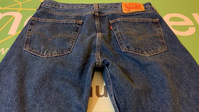 Levis Mens 505 Regular Mid Rise Regular Fit Straight Leg Jeans Size 33 X 31.5